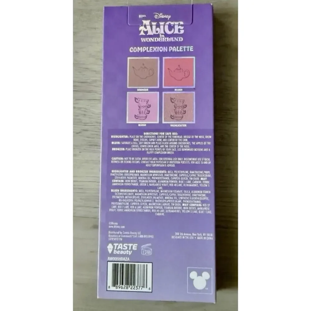 Disney Alice in Wonderland Complexion Palette